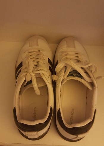 Adidas Bej Samba Kadın Spor Ayakkabı - Görsel 4