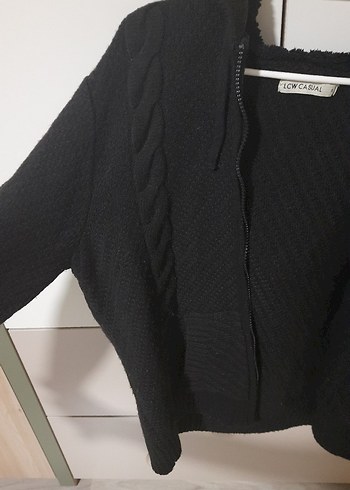 Lc Waikiki Siyah Örgü Kadın Hırka - Görsel 2