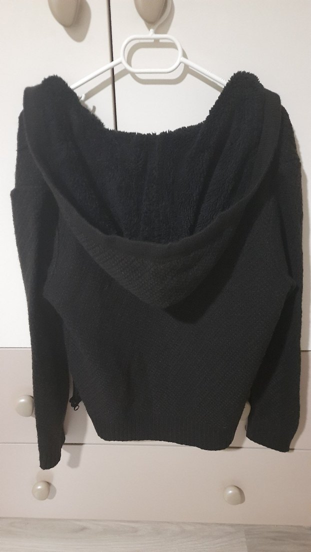 Lc Waikiki Siyah Örgü Kadın Hırka - Görsel 3