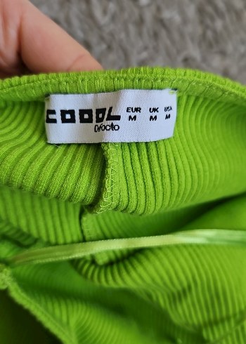 Yeşil Straplez Uzun Triko Elbise - Görsel 3