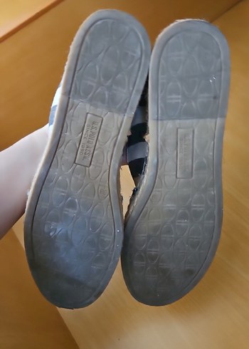 Çizgili Kadın Dolgu Topuklu Espadril - Görsel 3