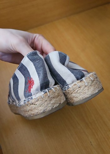 Çizgili Kadın Dolgu Topuklu Espadril - Görsel 4