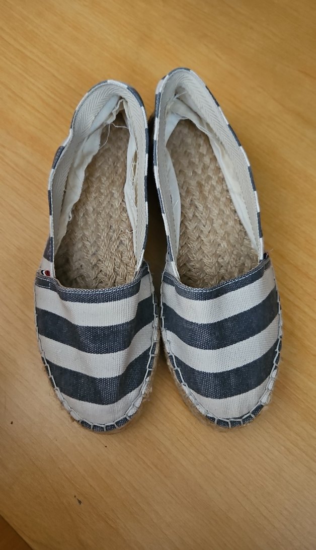 Çizgili Kadın Dolgu Topuklu Espadril - Görsel 2