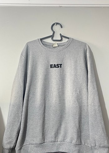 Gri Erkek Sweatshirt Uzun Kollu Basic - Görsel 2