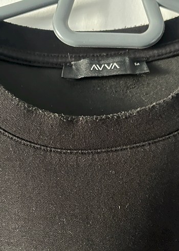 Siyah Erkek Sweatshirt, Yuvarlak Yaka, Uzun Kollu - Görsel 3