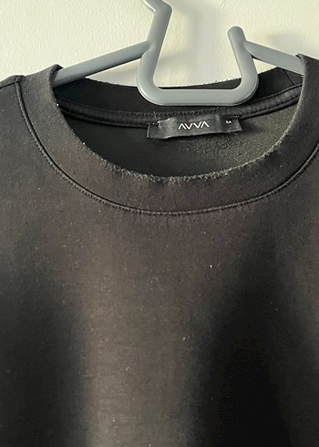 Siyah Erkek Sweatshirt, Yuvarlak Yaka, Uzun Kollu - Görsel 4