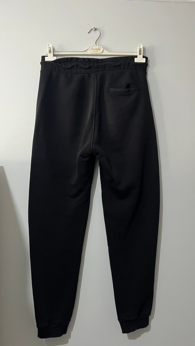 Siyah Kemerli Salaş Erkek Eşofman Altı - Görsel 2