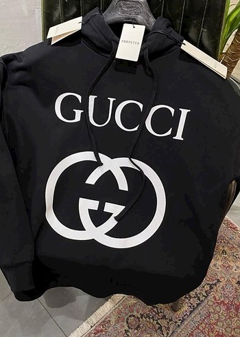 Gucci kapsonlu hoddie sweatshirt - Görsel 2