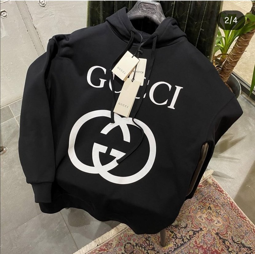 Gucci kapsonlu hoddie sweatshirt - Görsel 3