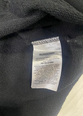 Burbery kapsonlu erkek swetshirt - Görsel 8