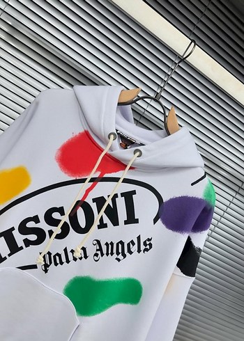 Palm angels Kapüşonlu Oversize Sweatshirt - Görsel 2