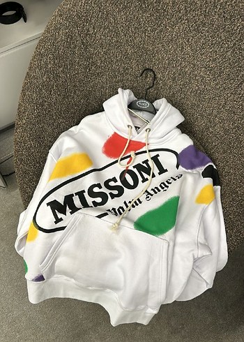 Palm angels Kapüşonlu Oversize Sweatshirt - Görsel 4