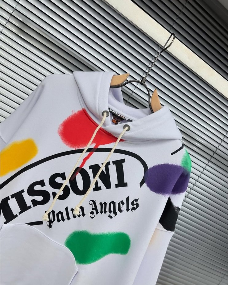 Palm angels Kapüşonlu Oversize Sweatshirt - Görsel 2