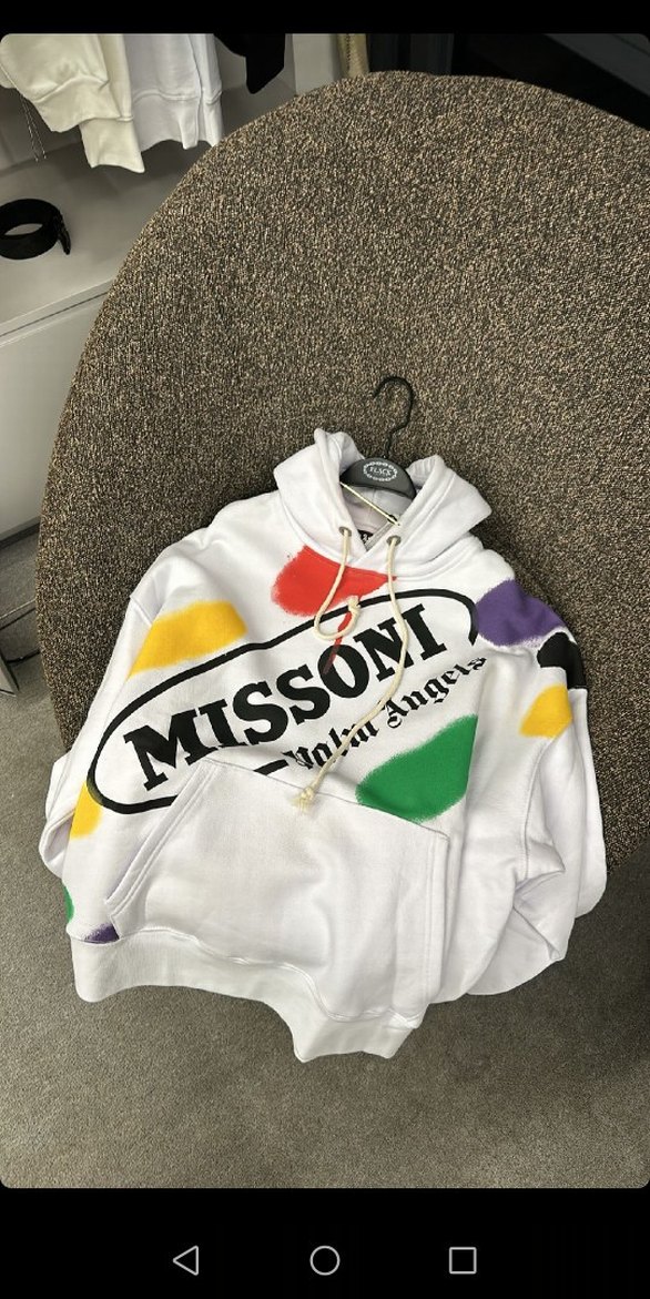 Palm angels Kapüşonlu Oversize Sweatshirt - Görsel 4