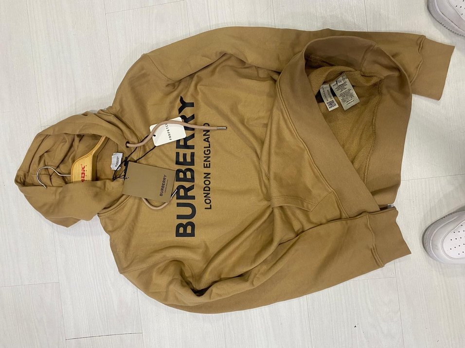 Burberry Kahverengi Kapüşonlu Sweatshirt - Görsel 5