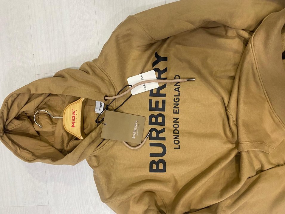 Burberry Kahverengi Kapüşonlu Sweatshirt - Görsel 3