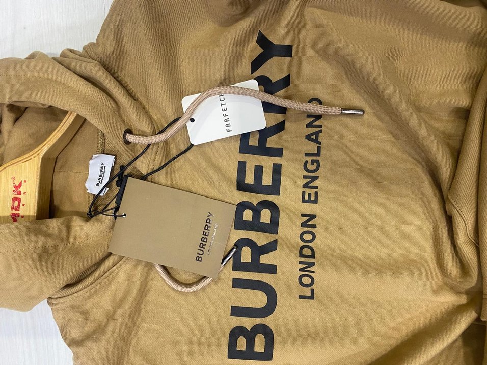Burberry Kahverengi Kapüşonlu Sweatshirt - Görsel 2
