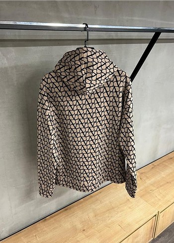 Valentino Erkek Kahverengi Kapüşonlu Sweatshirt - Görsel 3