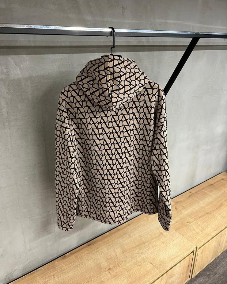 Valentino Erkek Kahverengi Kapüşonlu Sweatshirt - Görsel 3