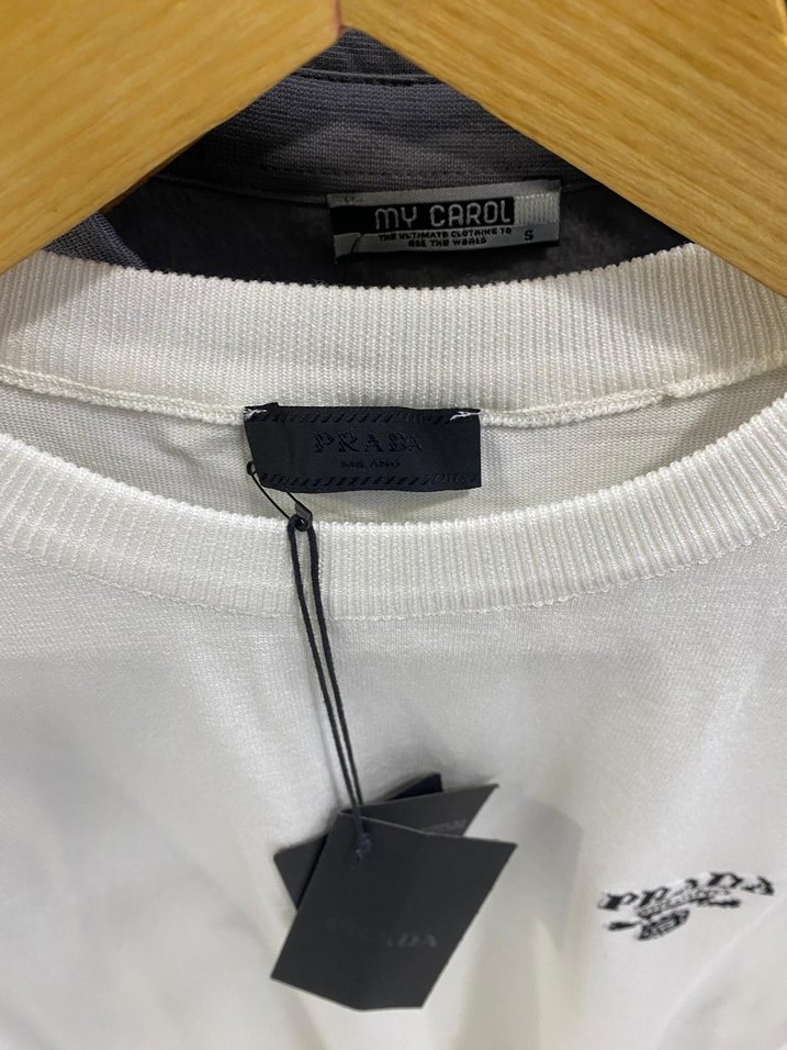 Prada knıted örme polo erkek - Görsel 4