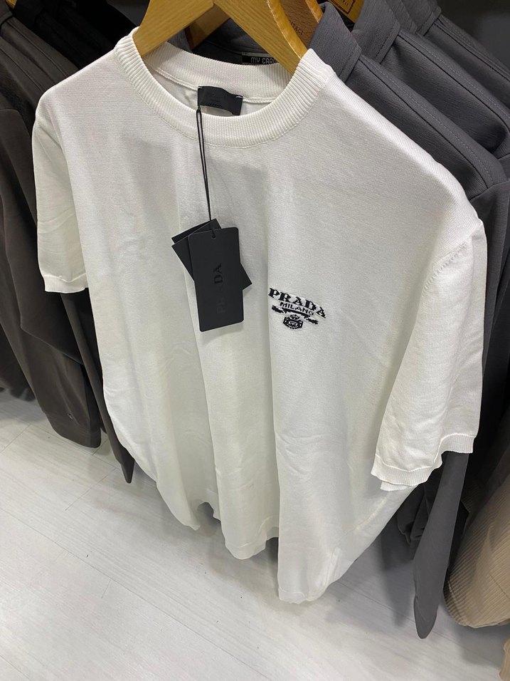 Prada knıted örme polo erkek - Görsel 2