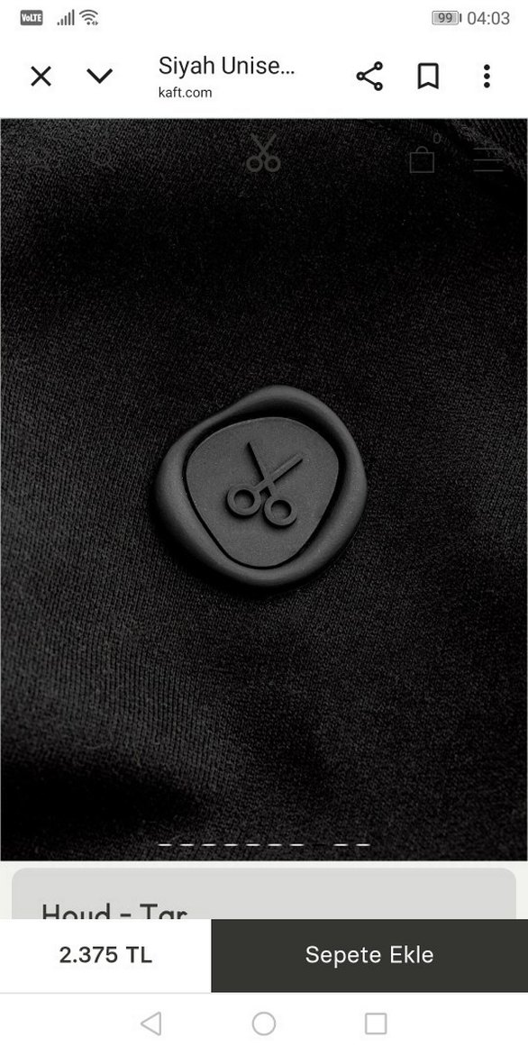 Kaft kapsonlu swetshirt - Görsel 4