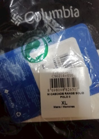 Columbia CSC Cascade Range Erkek Siyah Kısa Kollu Polo Tişört - Görsel 3