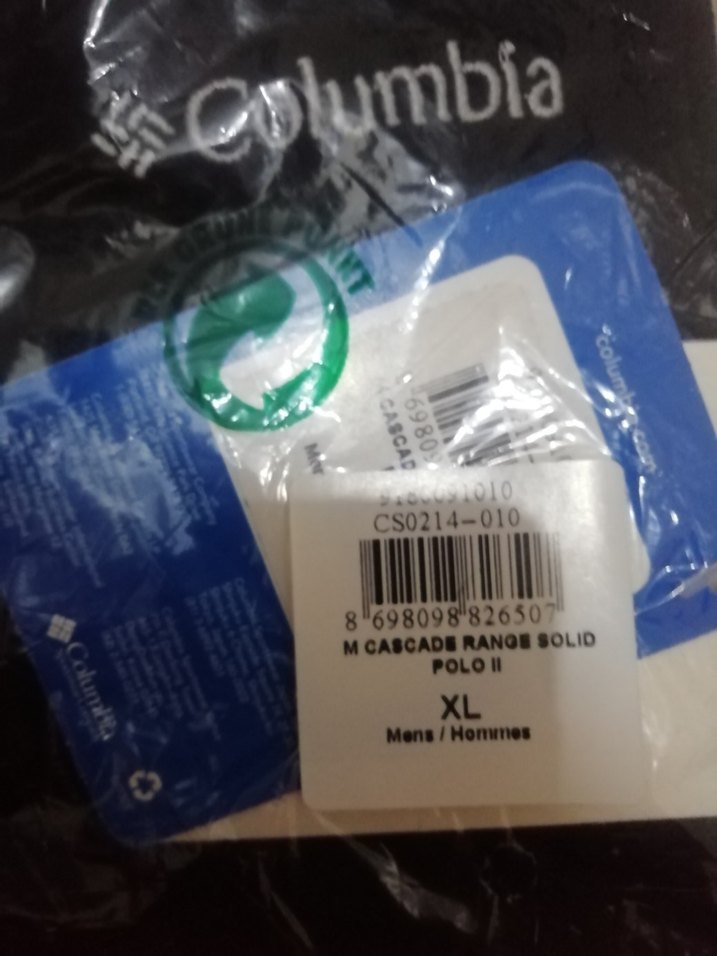 Columbia CSC Cascade Range Erkek Siyah Kısa Kollu Polo Tişört - Görsel 3