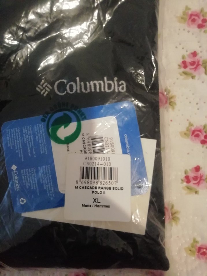 Columbia CSC Cascade Range Erkek Siyah Kısa Kollu Polo Tişört - Görsel 2