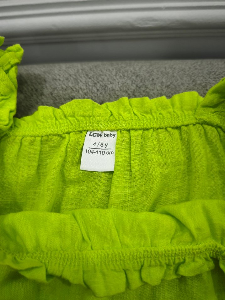 Kolsuz Keten Kız üst 1.2 defa tek giyilmiştir - Görsel 4