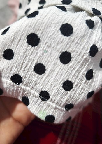 Puantiye Desenli Fırfırlı Kız Çocuk Etek - Görsel 4