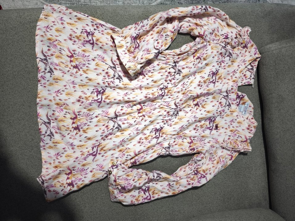 Kız Çocuk Pembe Uzun Kollu Bağlamalı Elbise - Görsel 2