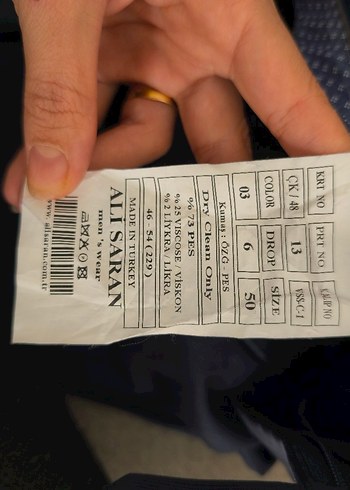 Lacivert erkek takım elbise - Görsel 5