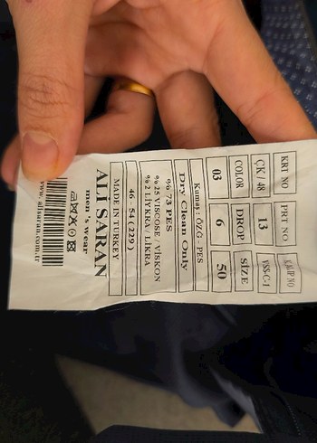 Lacivert erkek takım elbise - Görsel 4