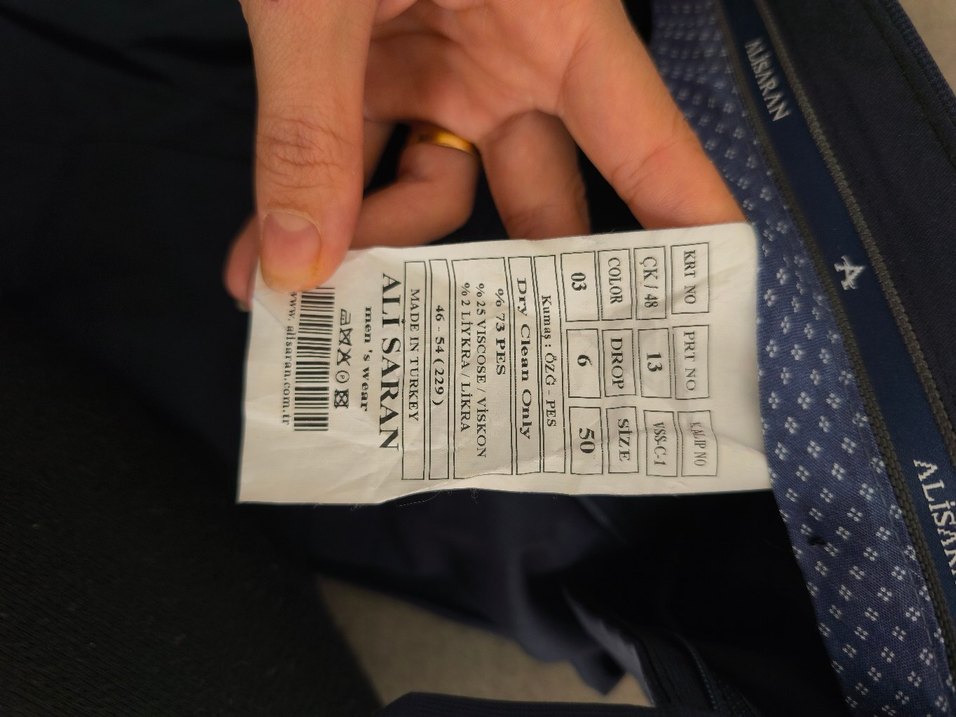 Lacivert erkek takım elbise - Görsel 5