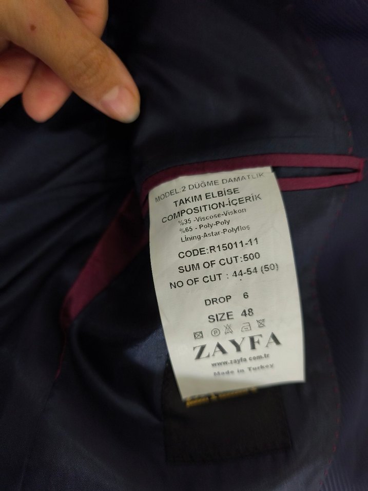 Lacivert Erkek Ofis Takımı Uptown - Görsel 4