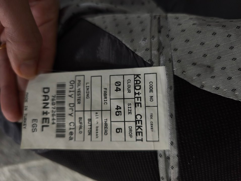 Erkek koyu kahverengi Regular Fit Notch Yaka Ceket - Görsel 5