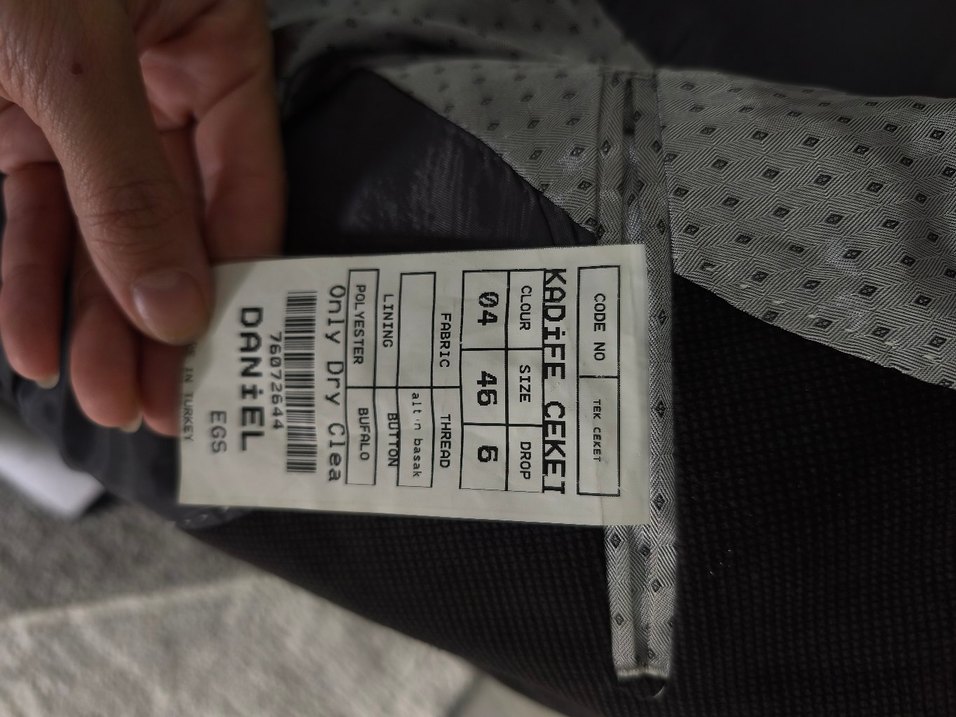 Erkek koyu kahverengi Regular Fit Notch Yaka Ceket - Görsel 4