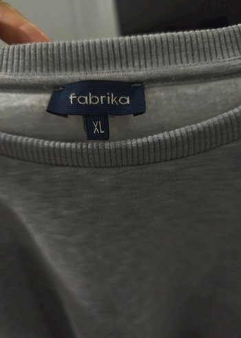 Gri Oversize Kadın Sweatshirt - Görsel 6