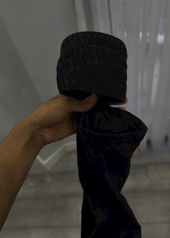 Siyah Kadın Denim gömlek, Normal Boy, Düğmeli - Görsel 8