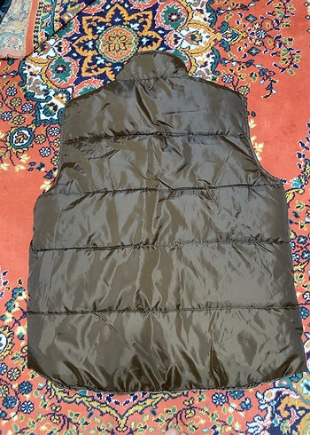 Kahverengi Nakışlı Sıcak Yelek - Görsel 4