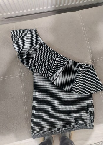 Tek omuz silim fit elbise - Görsel 4