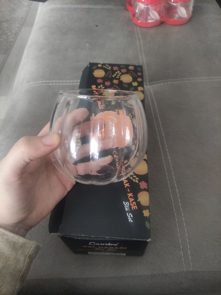 420 ml Beyaz Cam Tatlı Kabı Seti - Görsel 3