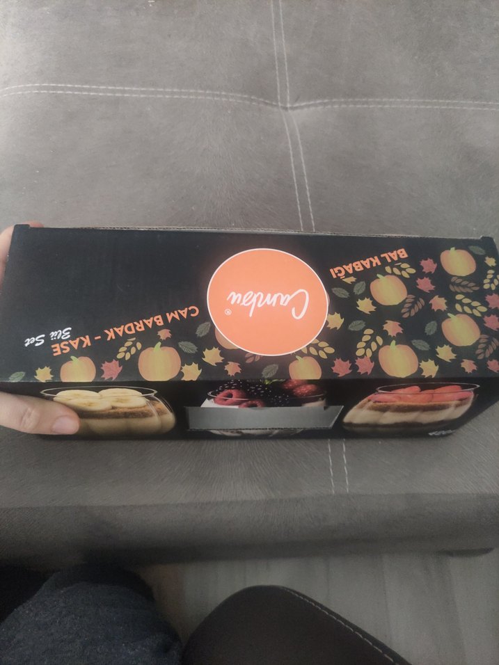 420 ml Beyaz Cam Tatlı Kabı Seti - Görsel 2