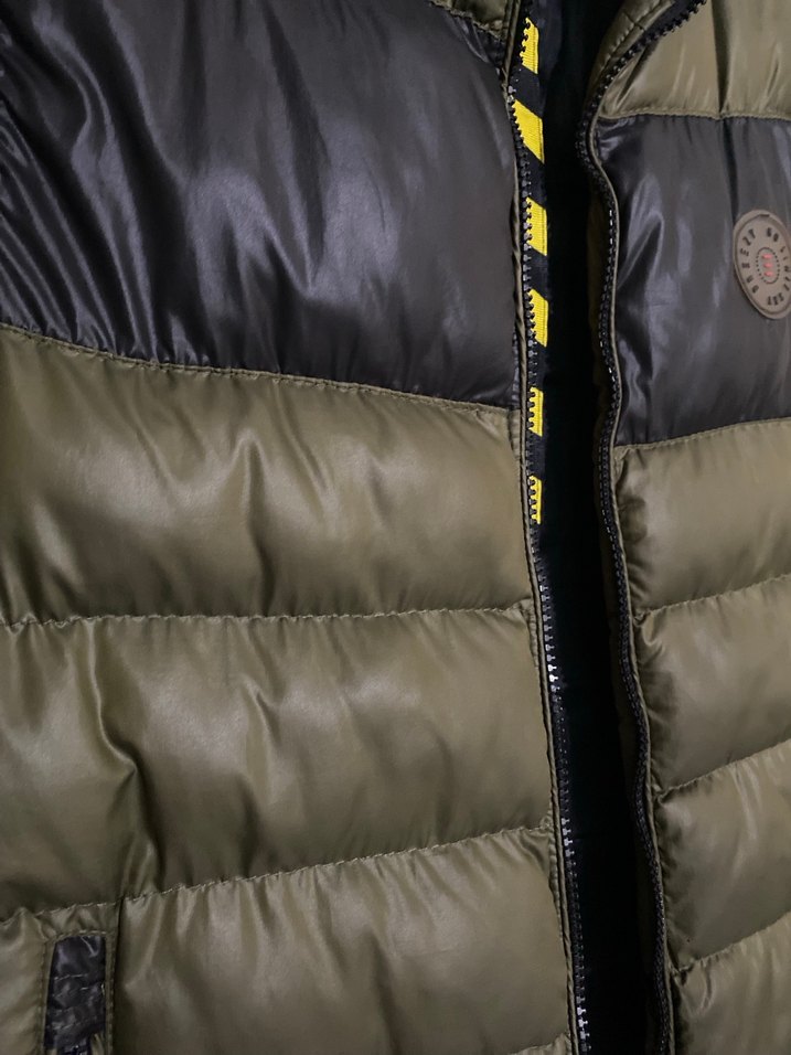 Erkek Haki Kamuflaj Fermuarlı Yelek - Görsel 2