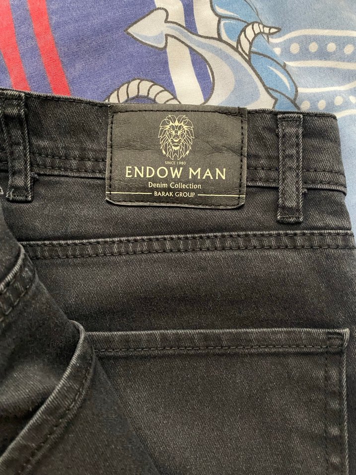 siyah erkek kot pantolon - Görsel 2