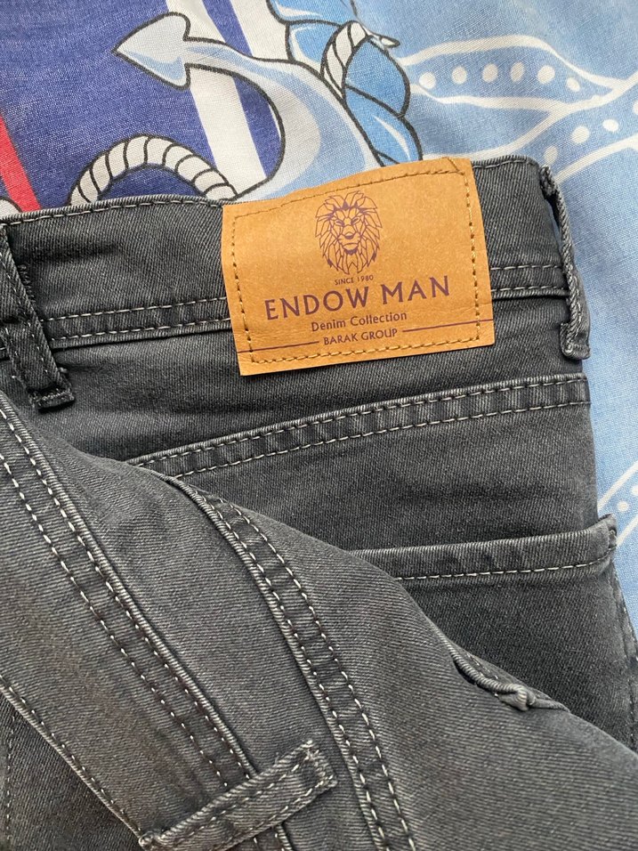 Gri ince Kot erkek Pantolon - Görsel 2