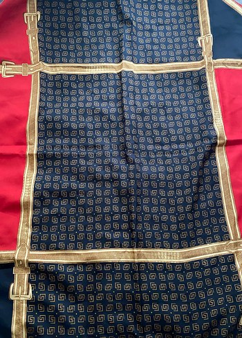 Kırmızı Bohem ve karışık desen Kadın eşarp - Görsel 2