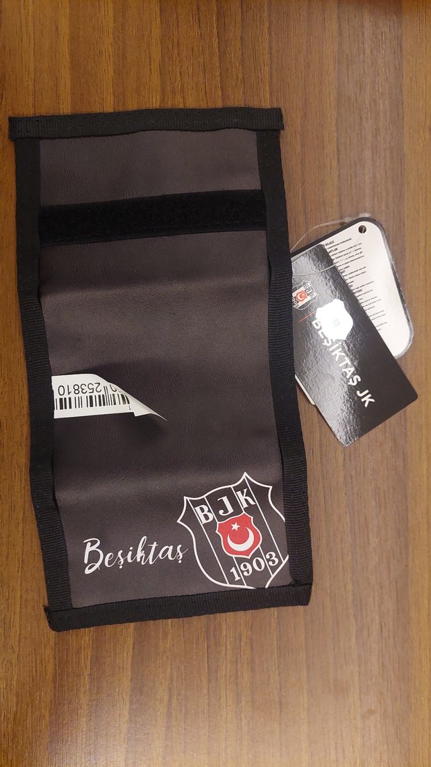 BJK Baskılı Orjinal Siyah Erkek Cüzdanı - Görsel 3