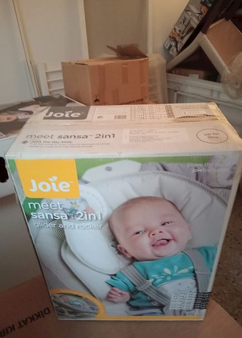 Joie Gri Beyaz Bebek Salıncağı - Görsel 3